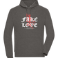 Fake Love Design - Comfort unisex hoodie_CHARCOAL CHIN_front