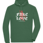 Fake Love Design - Comfort unisex hoodie_GREEN BOTTLE_front