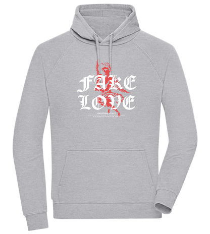 Fake Love Design - Comfort unisex hoodie_ORION GREY II_front