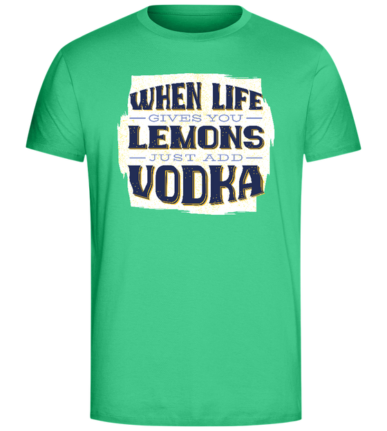 Just Add Vodka Design - Comfort Unisex T-Shirt_SPRING GREEN_front