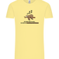 Energy Saving Mode Design - Comfort Unisex T-Shirt_AMARELO CLARO_front