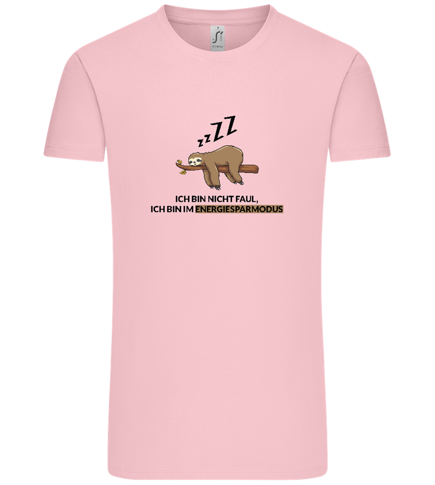 Energy Saving Mode Design - Comfort Unisex T-Shirt_CANDY PINK_front