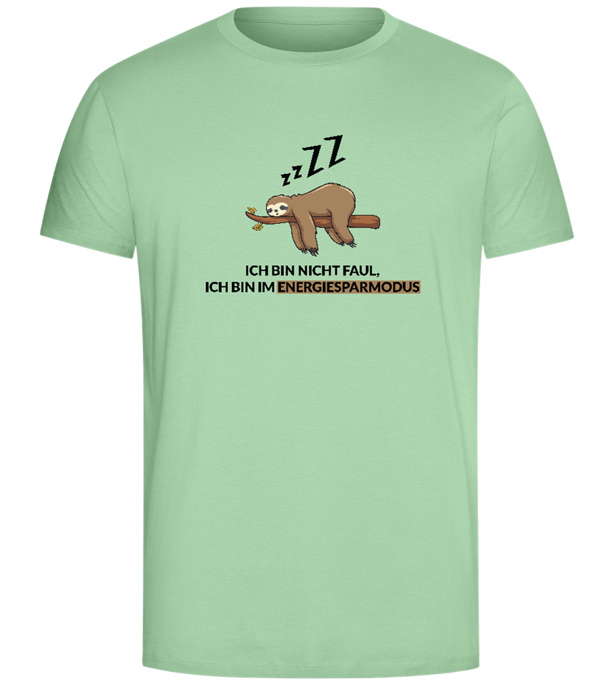 Energy Saving Mode Design - Comfort Unisex T-Shirt_ICE GREEN_front