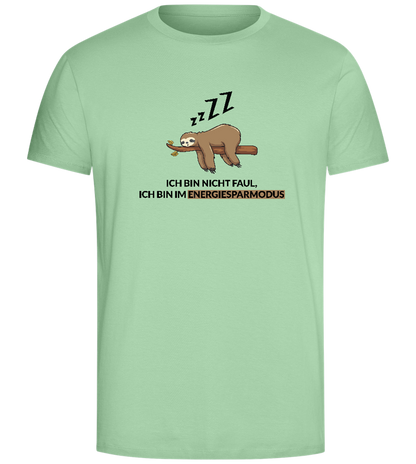 Energy Saving Mode Design - Comfort Unisex T-Shirt_ICE GREEN_front