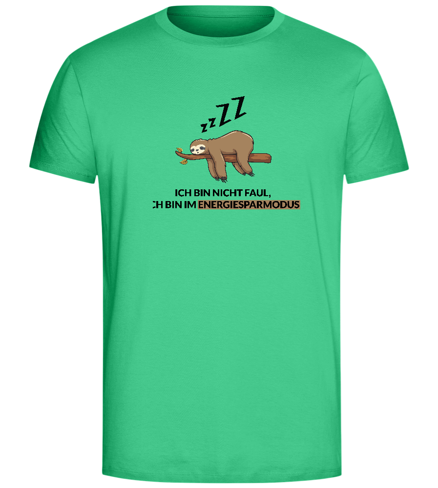 Energy Saving Mode Design - Comfort Unisex T-Shirt_SPRING GREEN_front