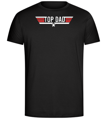 Top Dad Design - Comfort Unisex T-Shirt_DEEP BLACK_front