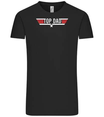 Top Dad Design - Comfort Unisex T-Shirt_DEEP BLACK_front