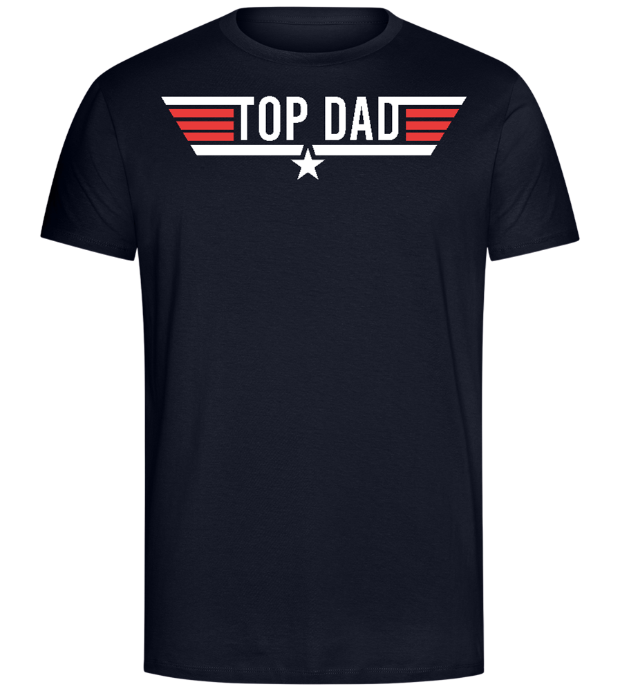 Top Dad Design - Comfort Unisex T-Shirt_FRENCH NAVY_front