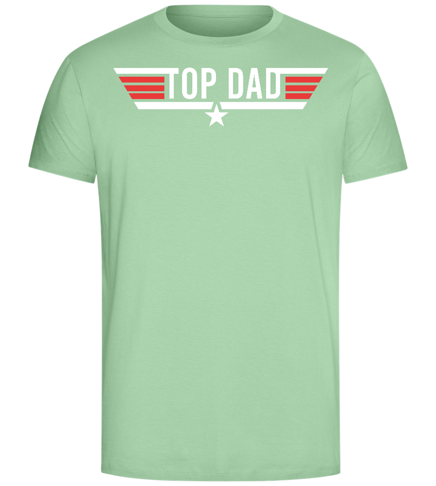 Top Dad Design - Comfort Unisex T-Shirt_ICE GREEN_front