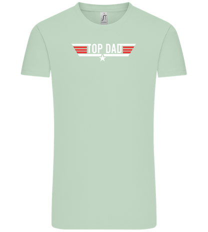Top Dad Design - Comfort Unisex T-Shirt_ICE GREEN_front