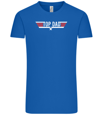 Top Dad Design - Comfort Unisex T-Shirt_ROYAL_front
