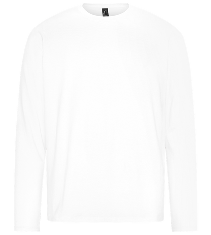 Good Vibes Only Rainbow Design - Premium men's long sleeve t-shirt_WHITE_front