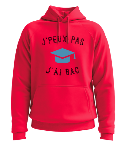 J'ai Bac Design - Comfort unisex hoodie_RED_front