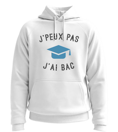 J'ai Bac Design - Comfort unisex hoodie_WHITE_front