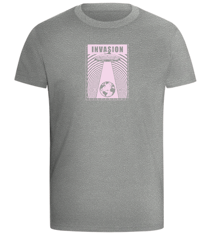 Invade Earth Design - Comfort boys fitted t-shirt_ORION GREY_front