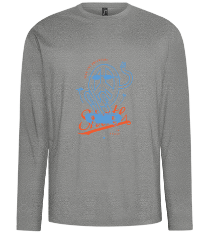 Skate Peace Design - Comfort men's long sleeve t-shirt_ORION GREY_front