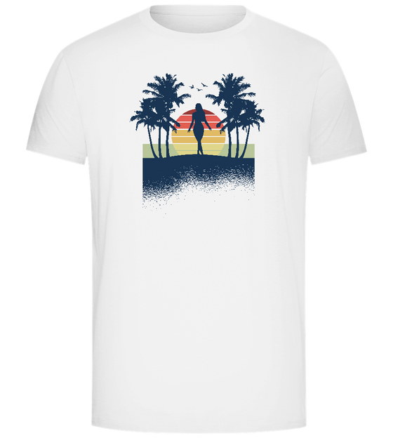 Dreamy Sunset Design - Comfort Unisex T-Shirt_WHITE_front