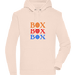 Box Box Box Design - Premium unisex hoodie_LIGHT PEACH ROSE_front