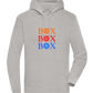 Box Box Box Design - Premium unisex hoodie_ORION GREY II_front