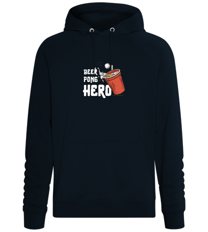 Beer Pong Hero Design - Comfort unisex hoodie_BLACK_front