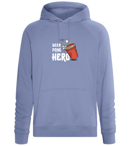 Beer Pong Hero Design - Comfort unisex hoodie_BLUE_front