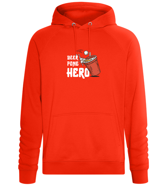 Beer Pong Hero Design - Comfort unisex hoodie_BURNT ORANGE_front