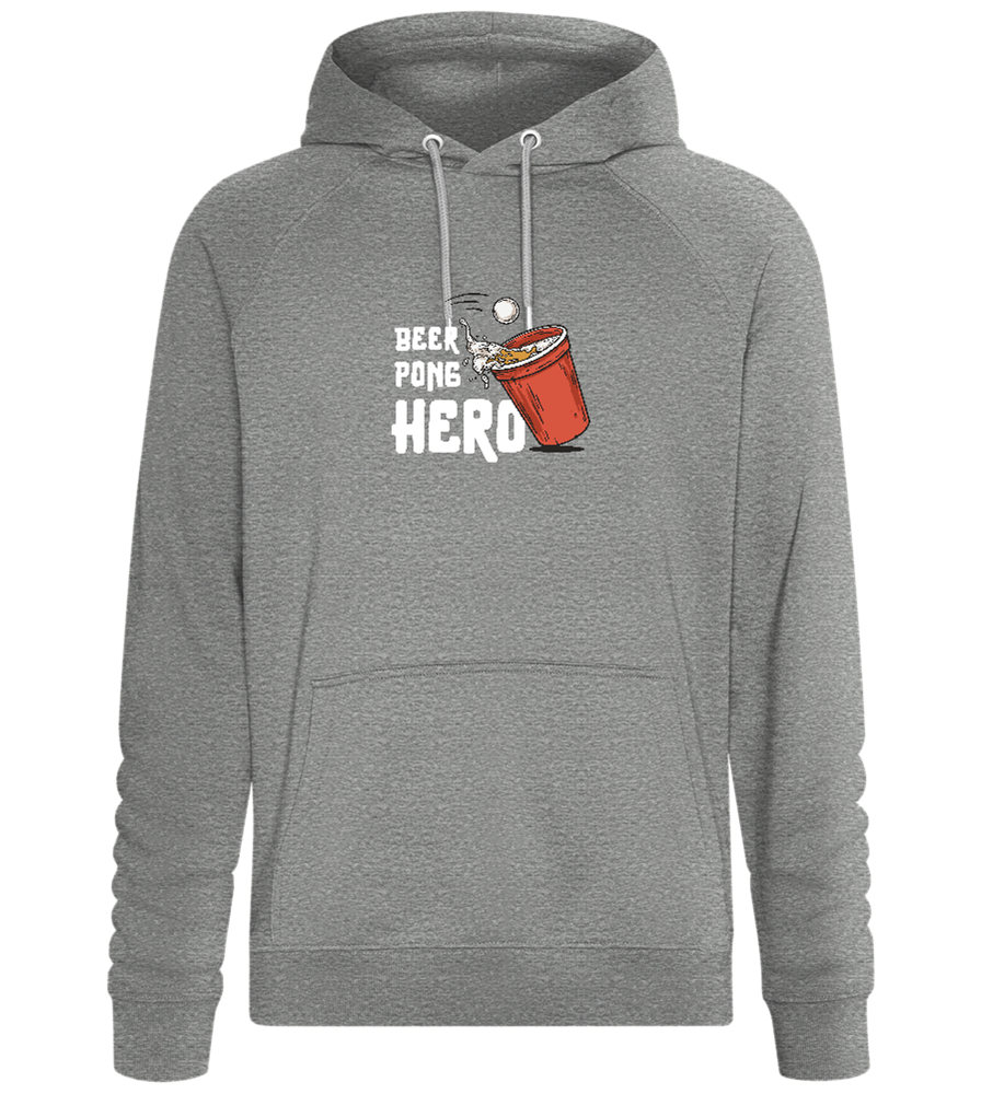 Beer Pong Hero Design - Comfort unisex hoodie_ORION GREY II_front