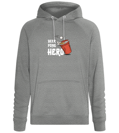 Beer Pong Hero Design - Comfort unisex hoodie_ORION GREY II_front