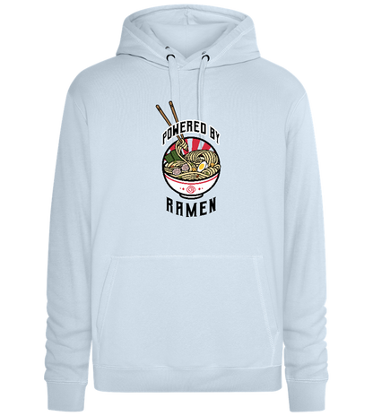 Powered by Ramen Design - Premium unisex hoodie_CREAMY BLUE_front