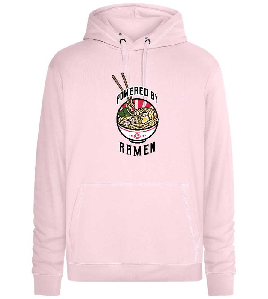 Powered by Ramen Design - Premium unisex hoodie_LIGHT PEACH ROSE_front