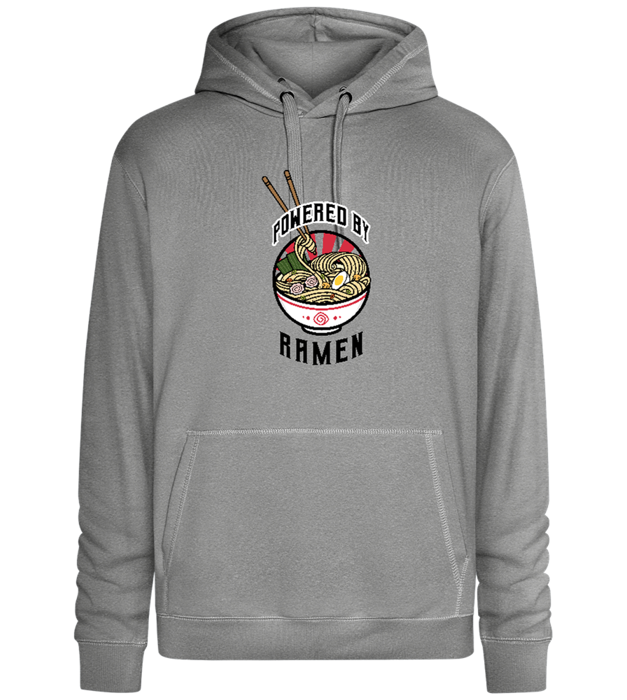 Powered by Ramen Design - Premium unisex hoodie_ORION GREY II_front