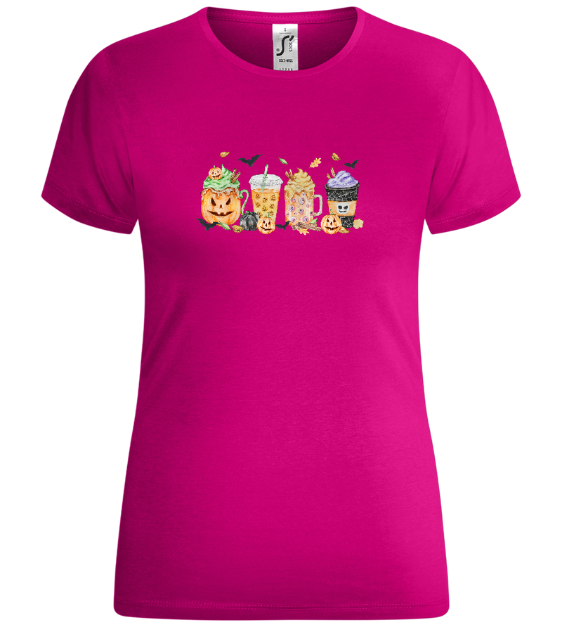 The Halloween Drinks Design - Comfort women's t-shirt_FUCHSIA_front