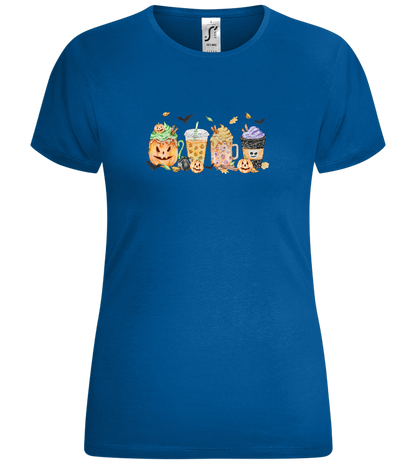 The Halloween Drinks Design - Comfort women's t-shirt_ROYAL_front