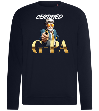 Certified G Pa Design - Comfort unisex sweater_FRENCH NAVY_front