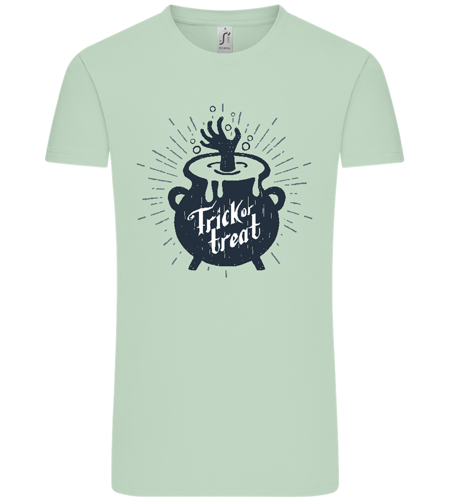 Trick Treat Design - Comfort Unisex T-Shirt_ICE GREEN_front