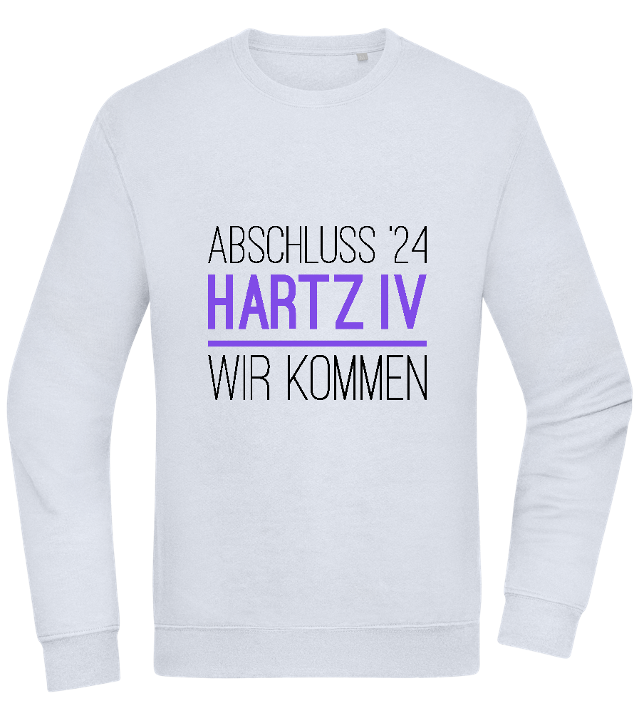 Abschluss '24 Hartz IV Design - Comfort Essential Unisex Sweater_CREAMY BLUE_front