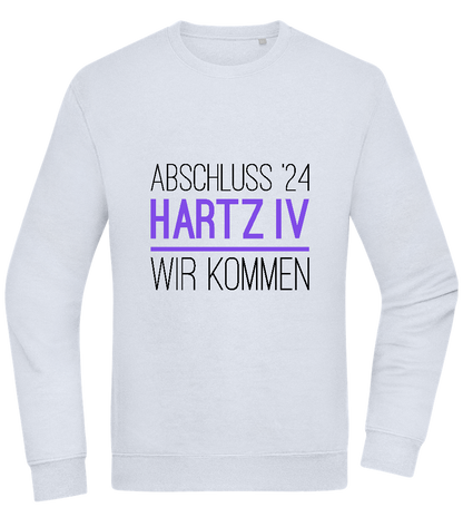 Abschluss '24 Hartz IV Design - Comfort Essential Unisex Sweater_CREAMY BLUE_front