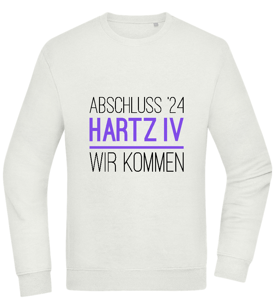 Abschluss '24 Hartz IV Design - Comfort Essential Unisex Sweater_CREAMY GREEN_front