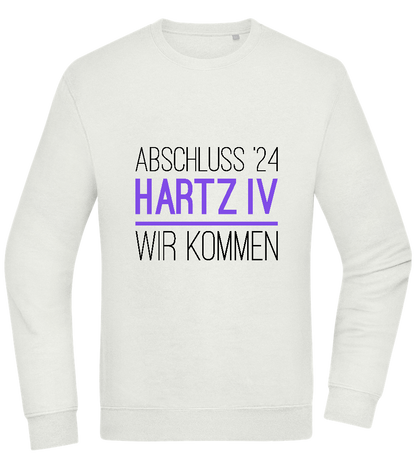 Abschluss '24 Hartz IV Design - Comfort Essential Unisex Sweater_CREAMY GREEN_front