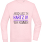 Abschluss '24 Hartz IV Design - Comfort Essential Unisex Sweater_LIGHT PEACH ROSE_front