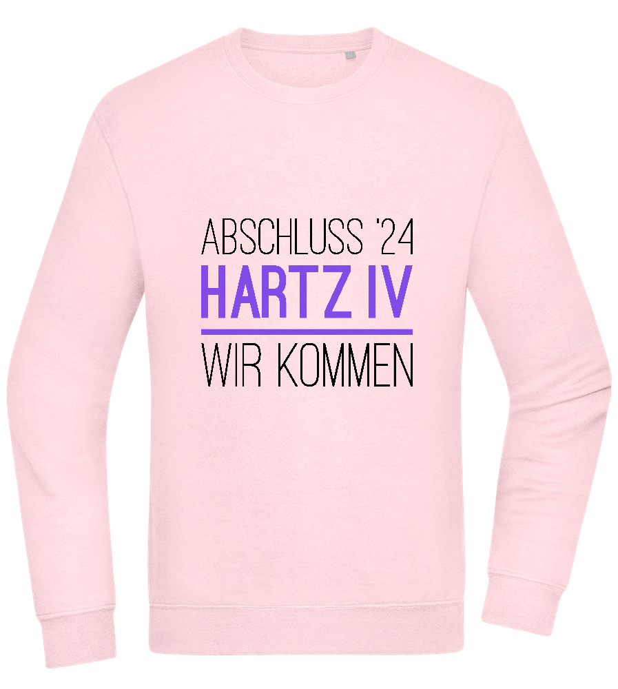 Abschluss '24 Hartz IV Design - Comfort Essential Unisex Sweater_LIGHT PEACH ROSE_front