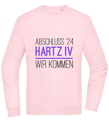 Abschluss '24 Hartz IV Design - Comfort Essential Unisex Sweater_LIGHT PEACH ROSE_front