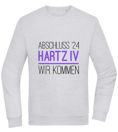 Abschluss '24 Hartz IV Design - Comfort Essential Unisex Sweater_ORION GREY II_front