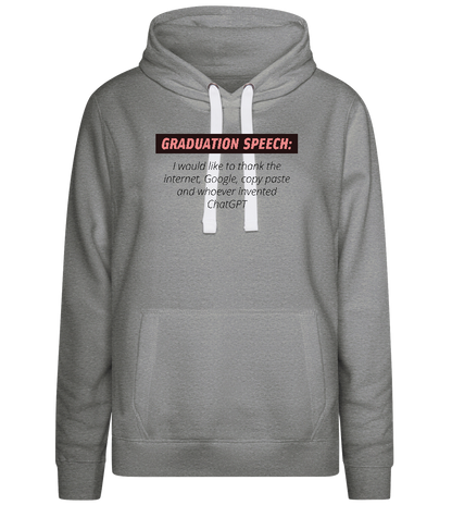 Graduation Speech Design - Premium women's hoodie_ORION GREY II_front