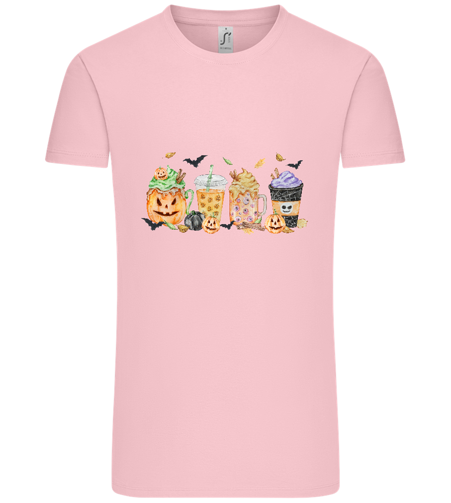 Halloween Drinks Design - Comfort Unisex T-Shirt_CANDY PINK_front