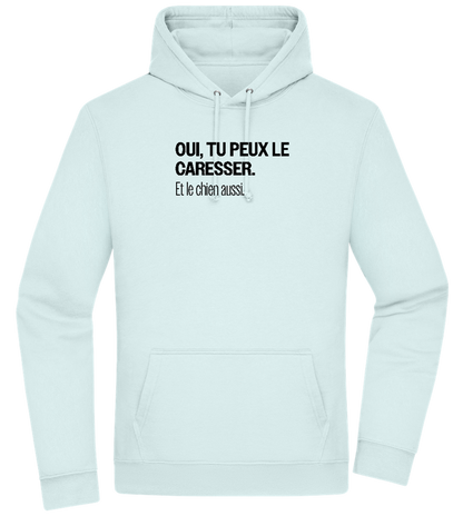 Tu Peux le Caresser Design - Premium Essential Unisex Hoodie_ARCTIC BLUE_front