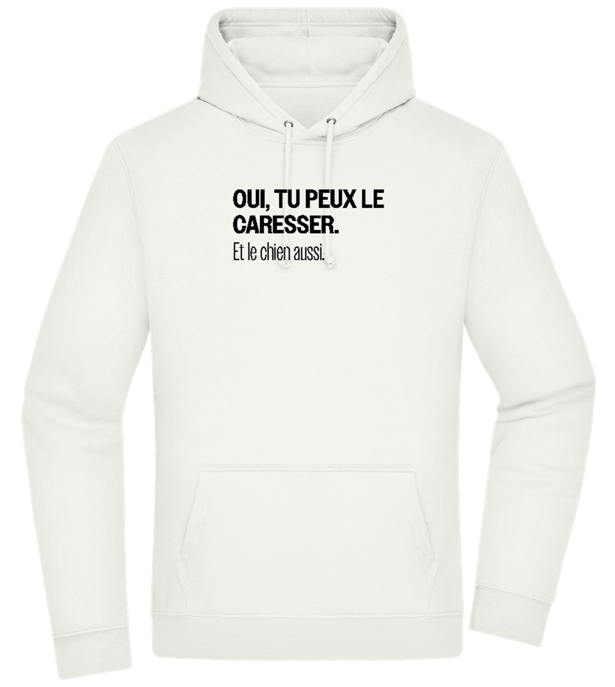 Tu Peux le Caresser Design - Premium Essential Unisex Hoodie_CREAMY GREEN_front