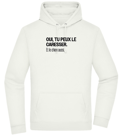 Tu Peux le Caresser Design - Premium Essential Unisex Hoodie_CREAMY GREEN_front