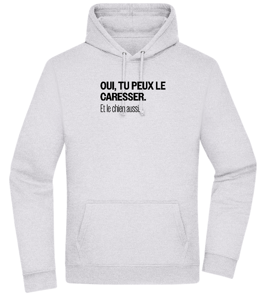 Tu Peux le Caresser Design - Premium Essential Unisex Hoodie_ORION GREY II_front