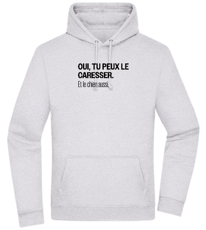 Tu Peux le Caresser Design - Premium Essential Unisex Hoodie_ORION GREY II_front